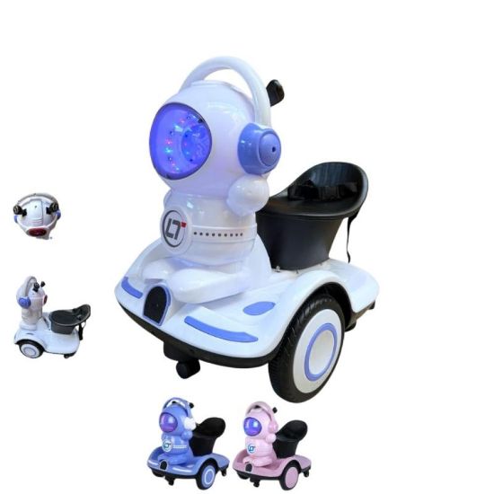 صورة سيارة أطفال الفضائية بتصميم رائع  والوان متعددة